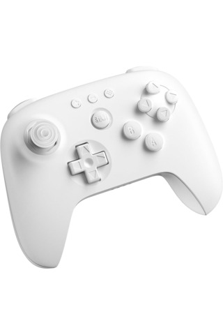 8Bitdo 64 Bluetooth Controller 3D Analog Switch, Windows, ve Android Uyumlu (White)