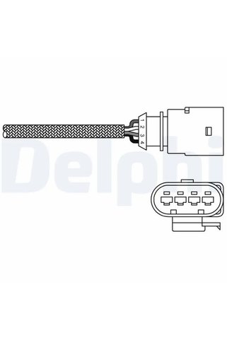 DELPHİ ES2028912B1 Oksijen Sensoru 03E906262B 06A906262BS