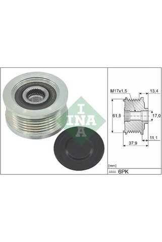 İna 535002310 Alternator Kasnagi 46765838 46782218 60815953