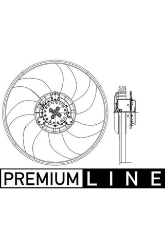 MAHLE CFF400000P Fan Motoru 1341122 13453812 Uyumlu
