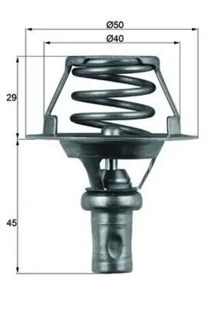 MAHLE TX6691D Termostat 7700742617 7700858802