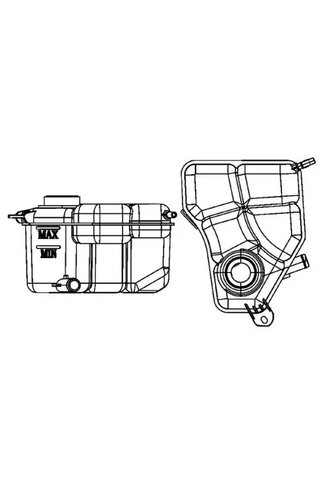 MAHLE CRT133000S Yedek Su Deposu 1141512 1141514 1142509