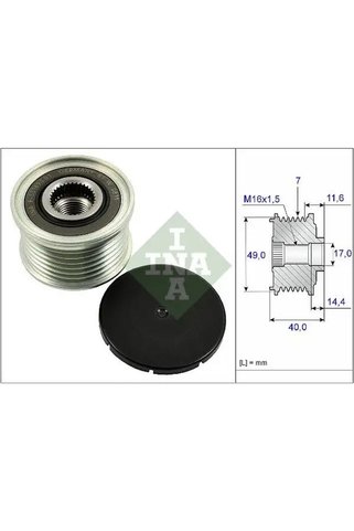 İna 535025410 Alternator Kasnagi 12317560988 12317560989 12317560990