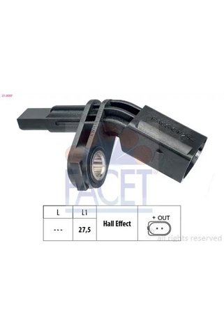 FACET 210007 ABS Sensoru 131413 1KD927803 2501413