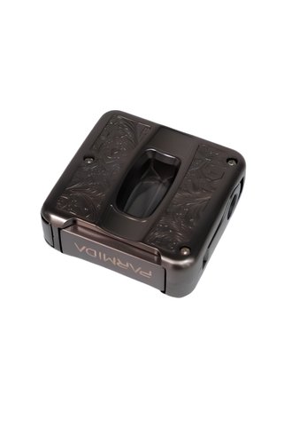 Parmida Gunmetal İşlemeli V-Cut Puro Makası Kesici