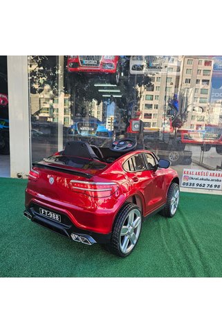 Kral 12 volt BMW V8 kumandalı deri koltuk