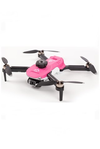 Yıldız İHA HEKİ SkyMaster Fırçasız Motor, Çift Kameralı Engel Sensörlü Hobi Dronu (Pembe, 3 Bataryalı)