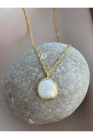 BuinJewellery Coin İnci Zincir Kolye