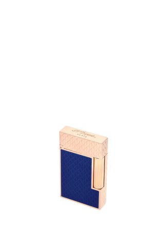 S.T. Dupont Ligne 2 Blue and Pink Gold Dragon Scales Çakmak