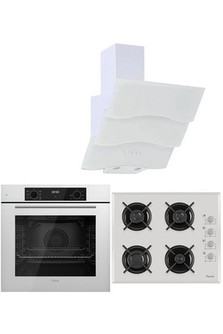 Ferre WHITE PLUS SERİSİ 3LÜ CAM ANKASTRE SET (QBL63CB-1140B-BSPR600)
