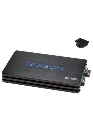 Edison ED-4100.4AB Oto Anfi Stereo 4X125 Watt 4 Kanal Bass Kontrol