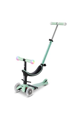 Micro 4in1 Mini2grow Deluxe Magic 3 Tekerlekli Işıklı Yeşil Scooter