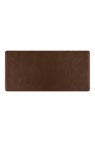 BloominBag Still & Silent – Saddle Brown Gerçek Deri Desk Mat Macbook Altlığı
