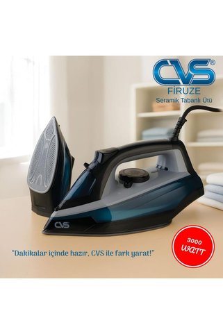 CVS DN 5483 Firuze Seramik Tabanlı 3000 W Ütü
