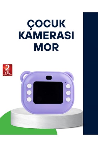 UCUZTEKNO Anında Baskı Özellikli Çocuk Kamerası