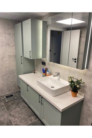 Turkuaz Cerastyle One 55 x 45 cm Tezgah Üstü Çanak Lavabo