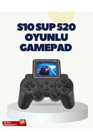 Datatek Mey İthalat® HDMI Destekli S10 Gamepad 520 Oyunlu TV’ye Bağlanabilir Atari 2025 Model