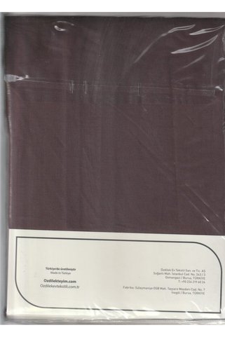 Özdilek Çarşaf Fitted Yastıklı Ranforce 180*200 Mürdüm Colourıst