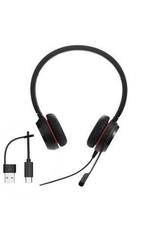 Jabra Evolve 30 II Duo NS – USB-C/A Çağrı Merkezi Kulaklığı