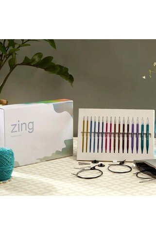 KnitPro ZING Değiştirilebilir Misinalı Şiş Seti (MELODIES OF LIFE) - (13 CM)