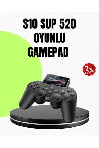 Datatek Mey İthalat® Orijinal 2025 S10 Gamepad 520 Oyunlu HDMI TV Bağlantılı A Kalite Atari