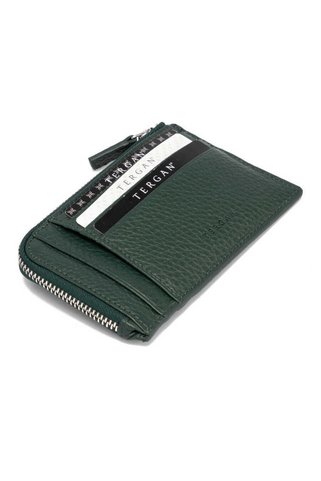 Tergan Yeşil Hakiki Deri Unisex Kredi Kartlık - S1KK00000265-I5T