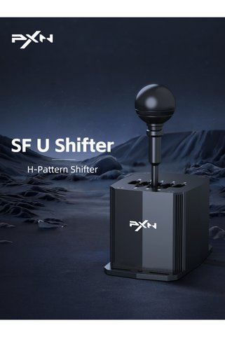 pxn SF U H-Vites Kolu (7+R) | Tam CNC Metal, 16-bit Hassasiyet ve Ayarlanabilir Vites Hissiyatı