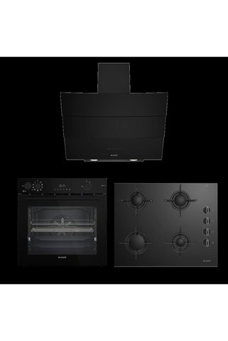 Arçelik New Star Siyah Cam Ankastre Set ( P12YES-OCD -T 651ES - AFC 340 S)