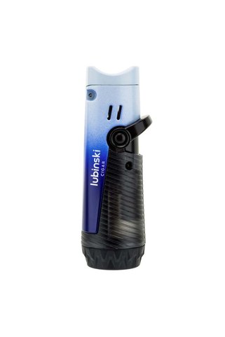 Lubinski Lion Çift Torch Puro Çakmağı Blue Ice