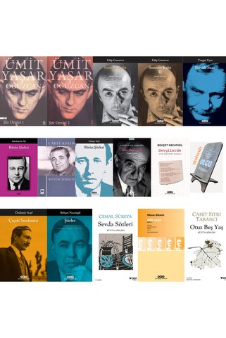 Yapı Kredi Yayınları Turgut Uyar - Edip Cansever - Özdemir Asaf - Orhan Veli - Cemal Süreya / 15 kitap TELEFON TUTUCU HED