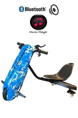 CityMate Drift Car Bluetooth Hoparlörlü Graffiti Desenli Drift Scooter