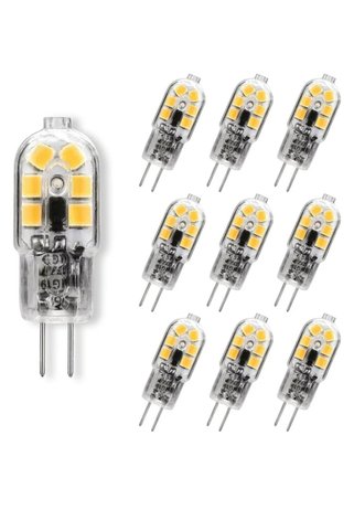 Osaka Light 10'Lu Paket 3w = 25w 6500k Beyaz ışık (Dikkat 220 Volt İle Çalışır) G4 İğne Bacak Led Kapsul Ampul