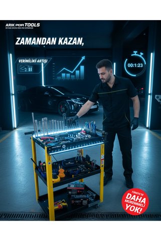 ARIKPDRTOOLS ARIK PROFOSYONEL TAKIM TEZGAHI 3 KATLI PDR BOYASIZ MEKANİK KAPORTA