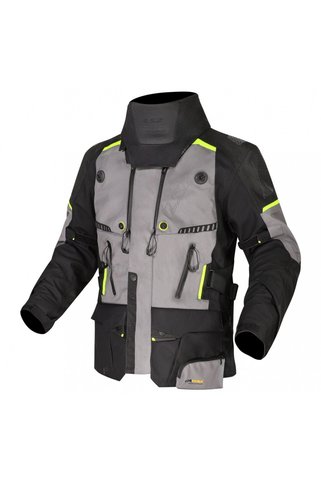 LS2 APOLLO MONT SİYAH-GRİ-NEON SARI