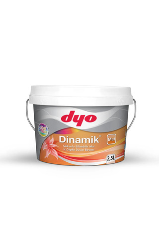 Dyo (3310) LUNA OTU 2,5LT DİNAMİK MAT SİLİKONLU SİLİNEBİLİR İÇ CEPHE DUVAR BOYASI
