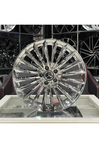 powcan 19 İNÇ 5X112 MERCEDES ÖN/ARKA C VE E SERİSİ UYUMLU KROM JANT MODELİ (4ADET)