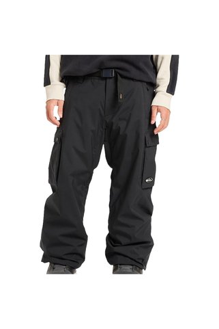 Quiksilver Snow Down Cargo Pt Erkek Siyah Snowboard Pantolonu ERKEK SNOWBOARD PANTOLONU