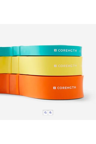 Decathlon Direnç Bandı Seti - 3 Adet - 10 Kg/20 Kg/30 Kg