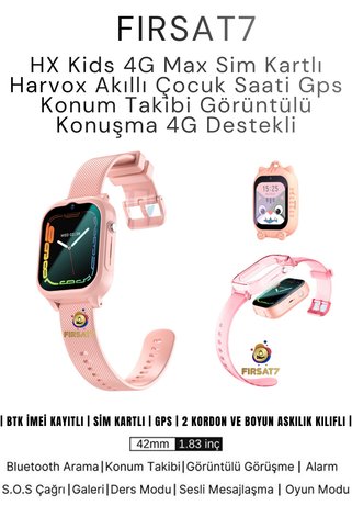 Méravie Akıllı Çocuk Saati - Çocuklar için 4G Akıllı Saat, GPS Takip, Görüntülü Konuşma ve Güvenli