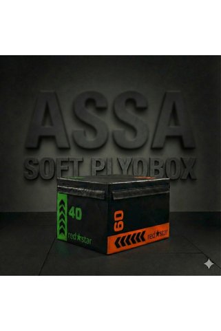 assa spor Soft PLYOBOX Küp 40×50×60 cm (CRS-116) Fitness Ekipmanı Profesyonel