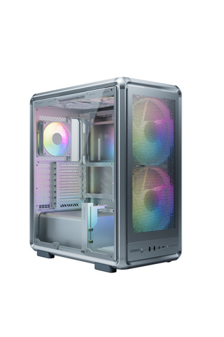 Cooler Master MasterFrame 500TG Mesh MF500M-SHNN-S01 2x200mm(Ön)-1x120mm(Arka) Fan ATX BTF Alüminyum