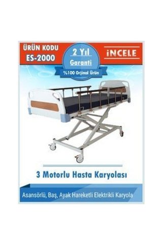 sema karakoç 3 Motorlu Asansörlü Hasta Karyolası