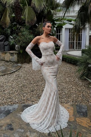 Sindimoda Bella Güpür Balık Tasarım Abiye 84629