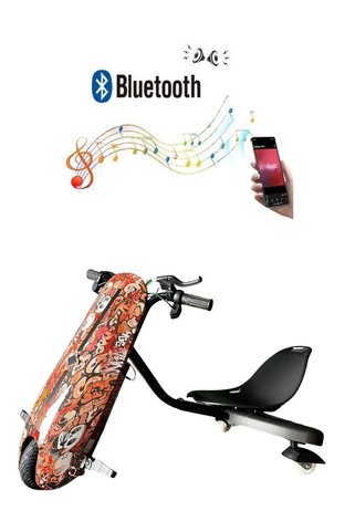 CityMate Drift Car Elektrikli Kaykay Bluetooth Dirift Kar Hoverboard Scooter Ledli D34