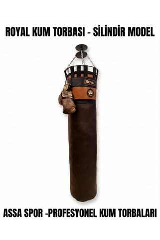 assa spor Royal-180 180 Cm Lik Kum Torbası Boks Ekipmanı Profesyonel