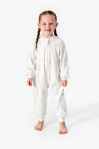 YİNZ Bebek & Çocuk Uyku Tulumu 1.5 TOG Kız Erkek, Desenli, %100 Pamuk, Oeko-Tex Sertifikalı, Elyafsız