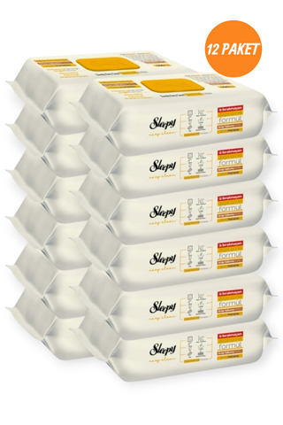 Sleepy 12'Li Easy Clean Arap Sabunu Katkılı Yüzey Temizlik Havlusu&Mendili 12×100 (1200 Yaprak)
