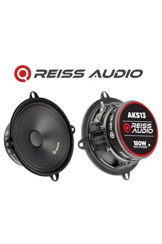 Reiss Audio Rs-AKS13 Çifti 360wat-180w Rms deprem serisi 13 Cm Oto Midrange Hoparlör Metal Kapaklı