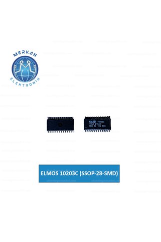MERKAN ELEKTRONİK ELMOS 10203C (SSOP-28-SMD) ORİJİNAL OTO BEYİN TAMİR ENTEGRELERİ