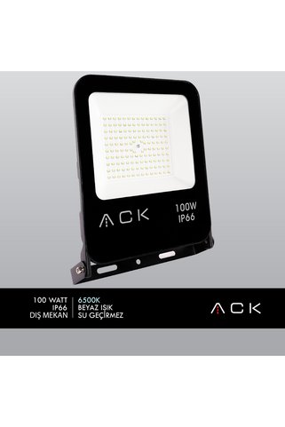 ACK 100 WATT IP66 SUYA DAYANIKLI 11000 LÜMEN LED PROJEKTÖR